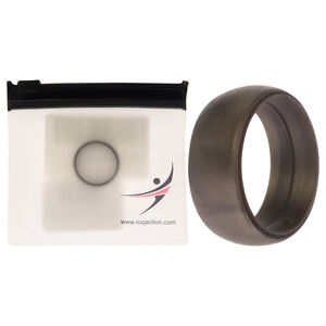 Silicone Wedding Ring - Grey by ROQ for Men - 8 mm Ring